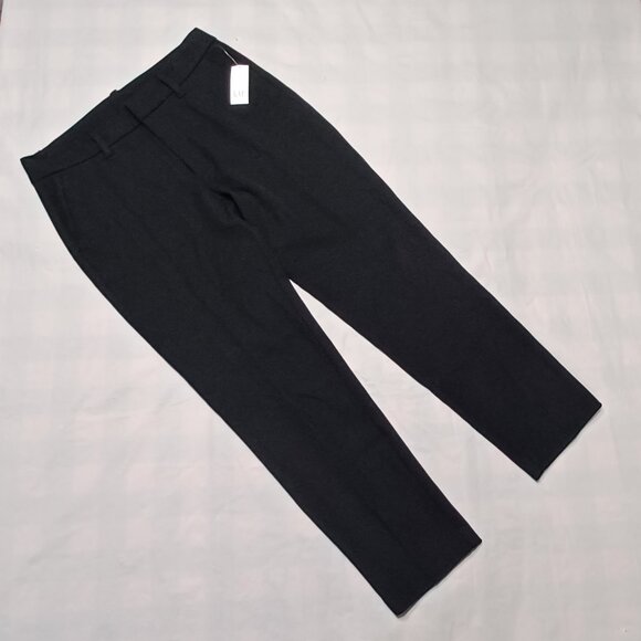 NWT Black GAP Mid-Rise Bi-Stretch Slim Ankle Pants - Picture 9 of 10